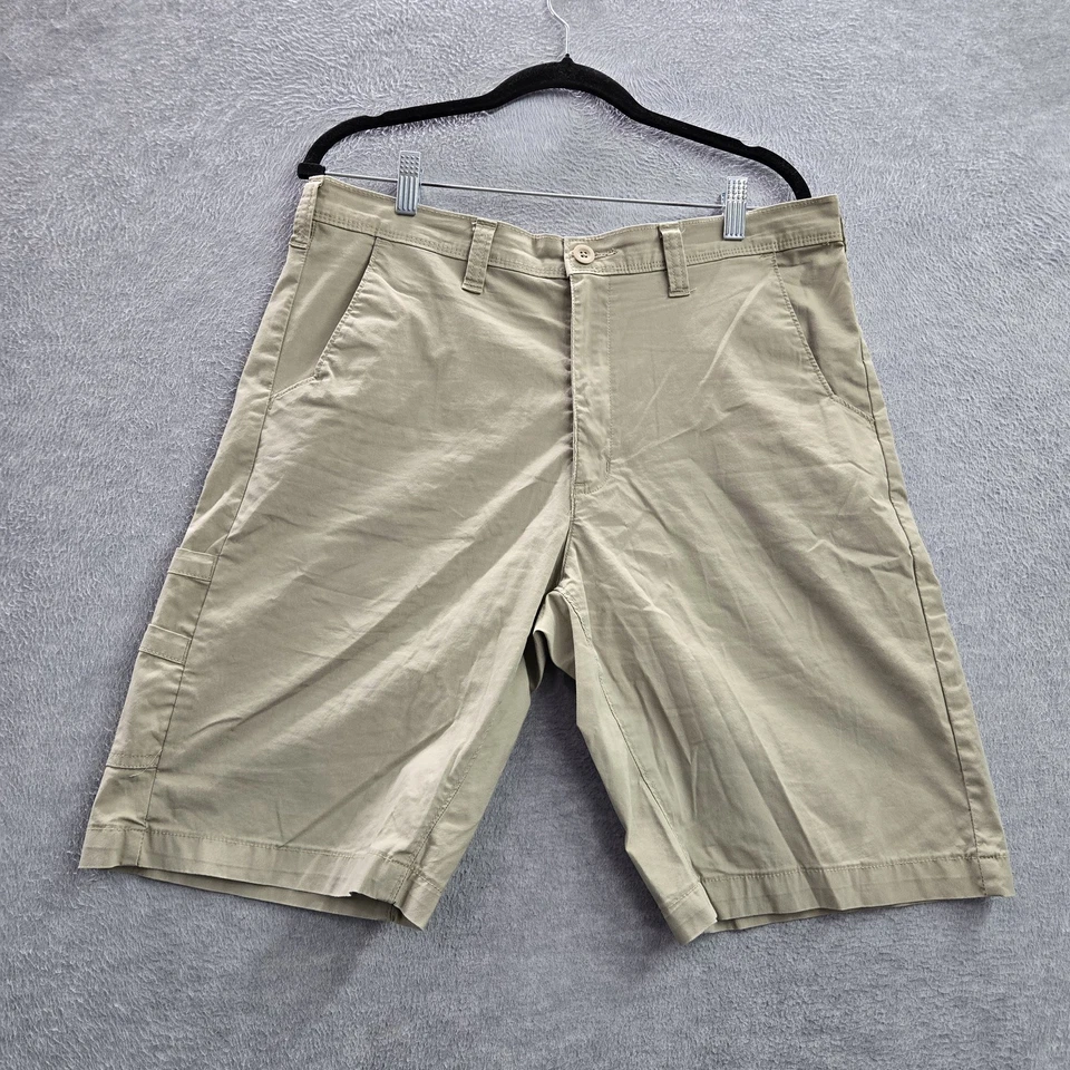 Pantalones Cortos Dickies Hombre 34 Marrón Algodón Nylon Carga Temp-Iq 10" Entrepierna Exterior Foto 1 de 4