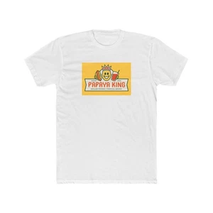 PAPAYA KING NYC Fast food Men's Cotton Crew Tee Hot dogs - Picture 1 of 28