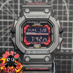 Casio G-Shock GXW-56 King Of G Solar Multiband XL Square Black Red GXW-56-1A - Picture 1 of 12