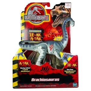 2001 Hasbro Jurassic Park Brachiosaurus Electronic Re-Ak A-Tak Figur Vintage - Bild 1 von 11