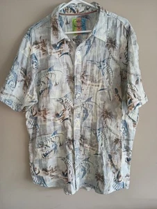 Jimmy Buffett We Are The People Lyrics Fish Guitar Camp Shirt Margaritaville XL - Picture 1 of 11