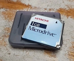 1GB HITACHI Microdrive Compactflash CF TYPE II memory card NIKON CANON - Picture 1 of 3