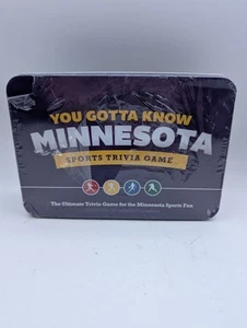 NEW You Gotta Know Minnesota Sports Trivia Game Fun Game 2018 Vikings Twins Wild - Picture 1 of 5