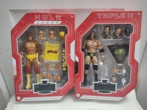 WWE Ultimate Edition Fan TakeOver 2 Figuren Bundle Triple H & Hulk Hogan Mattel - Bild 1 von 16
