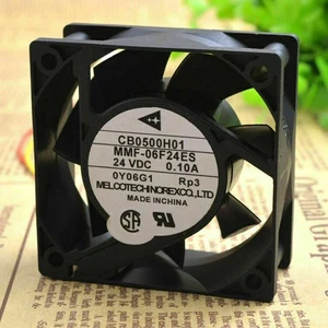 Cooling fan MITSUBISHI MR-J3 Fan CB0500H01 MMF-06F24ES-RP3 24V 0.10A 60*60*25mm - Afbeelding 1 van 5