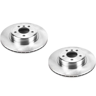 SET-P15EBR1237-2 Powerstop Juego de discos de freno traseros de 2 ruedas para 650 550 740 cupé Foto 1 de 3