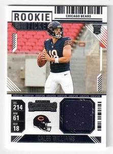 2024 Panini Contenders CALEB WILLIAMS 'ROOKIE TICKET' JERSEY PATCH RC! BEARS - Picture 1 of 1