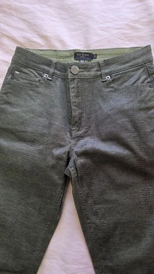 Ted Baker - womens shiny khaki combat trousers - size 28 (medium) - brand new - Image 1 of 4