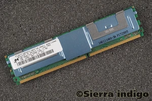 Micron MT18HTF12872FDY-667F1N6 PC2-5300F-555-11-B0 1GB Server Memory DDR2-667 - Picture 1 of 1