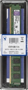 Kingston KVR16N11S8/4 ram geheugen - Afbeelding 1 van 1
