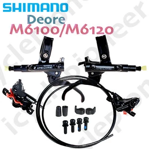 Shimano Deore BL-M6100/BR-M6120 Enduro/ Trail Hydraulic 4 Piston Disc Brake kit - Picture 1 of 1