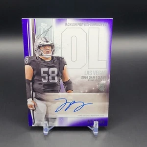 2024 Topps Signature Class Jackson Powers-Johnson Purple Auto /100 #RCA-JP - Picture 1 of 2