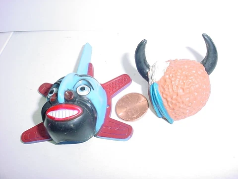 vintage Marx? Indian BUFFALO HAT MASK GERONIMO CHIEF CHEROKEE Johnny West Cover