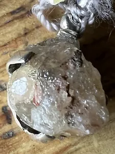 Colgante de piedras preciosas de cristal cerrusita Starborn enchapado en rodio firmado 925 SS unisex - Imagen 1 de 16