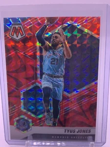 2020-21 Panini Mosaic Mosaic Reactive Red #72 Tyus Jones Grizzlies - Picture 1 of 2