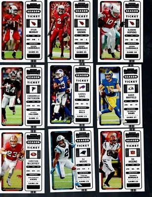 2022 CONTENDERS  FOOTBALL 1-100 + INSERTS Buy MORE SAVE MORE - Image 1 of 4