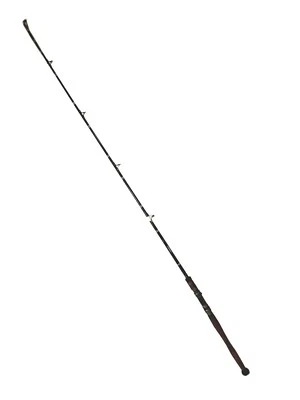 Vintage Imperial Wood Handle Fishing Rod Pole 6' (70.5") One Piece - Image 1 of 4
