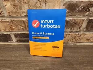 Genuine TurboTax HOME & BUSINESS 2023 Federal + State Returns Windows & Mac USA - Picture 1 of 5