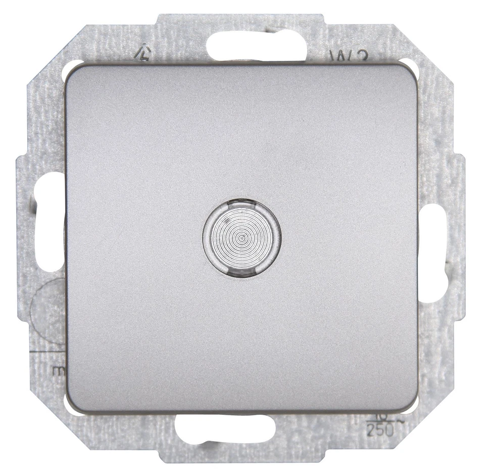 Milano Taster beleuchtet stahlfarben 619397089 - Bild 1 von 1