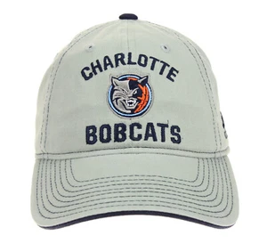 Adidas NBA Youth Charlotte Bobcats Adjustable Slouch Hat, Gray - Picture 1 of 4