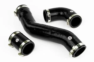 Silicone Intercooler Hoses fit Land Rover Discovery MK1 300TDI Turbo Boost Black - Picture 1 of 4