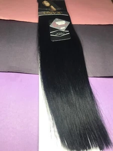 ONYX_100% HUMAN HAIR TANGLE FREE_YAKI_STRAIGHT_BULK_18"_#1 - Picture 1 of 3