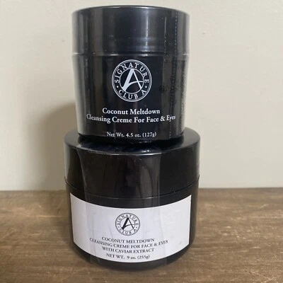 Crema limpiadora Signature Club A Coconut Meltdown sellada 9 oz y 4,5 oz Foto 1 de 3
