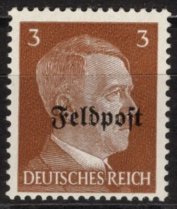 Dt. Reich Feldpostmarke Ruhrkessel MiNr 17 z, postfrisch m. Signaturen u. Befund - Bild 1 von 2