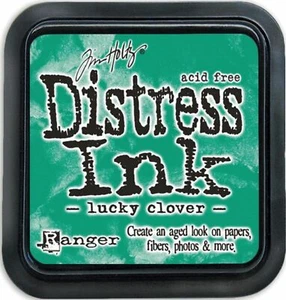 LUCKY CLOVER Distress Mini Ink Pad Tim Holtz Stamping Scrapbooking Cardmaking - Picture 1 of 2
