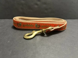 Up Country Gobble Thanksgiving Dog Leash Lead 1" Wide Medium 6’ Used - Picture 1 of 8