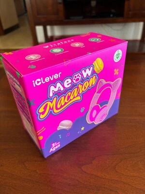 Детские Bluetooth-наушники iClever Cat Ear, светодиодная подсветка, безопасная громкость 74/85 ДБА  - Изображение 1 из 4