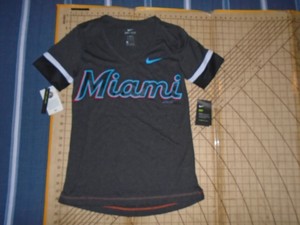 women's marlins shirts