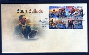 2014 Australia Bush Balads Bloque de 4 ETS Edición Cubierta Primer Día, Como Nuevo - Imagen 1 de 1
