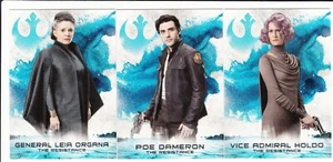 2018 Star Wars The Last Jedi Series 2 Leaders Of The Resistance Set (10 Cards) - Picture 1 of 1