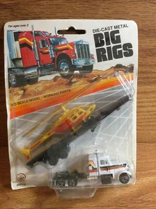 Intex Recreation die cast metal Big Rigs Helicopter Transporter 1989 NIB - Picture 1 of 6