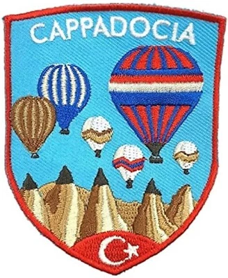 Cappadocia Turchia Patch (3") Iron-on Badge Viaggio Europa Palloncino Souveni... - Immagine 1 di 3