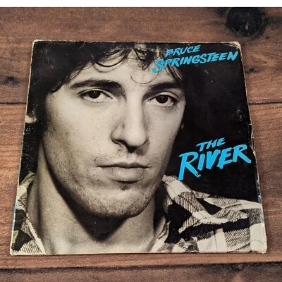 Bruce Springsteen The River Vinyl Record Album 1980s Rock Music Vg/G - Image 1 of 4