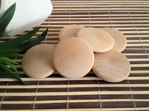 Mini Mandala Dotting Blanks - Ideal for Beginners Wood, Natural Craft, Art Round - Picture 1 of 5
