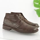 Born Men's Harrison Boot Size 11 M Castagno Brown Distressed Leather Casual Shoe