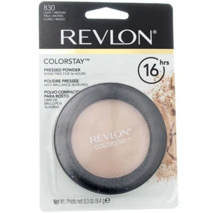 Paquete de 2 polvos prensados Revlon ColorStay, medio claro 830, 0,3 oz - Imagen 1 de 2