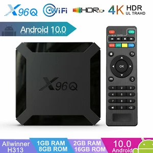 X96Q Smart TV Box Android10.0 2GB+16GB 4K HDR 2.4G WIFI Media Streamer US 2024 - Picture 1 of 12