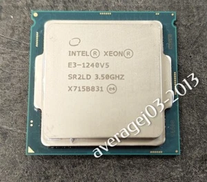 Intel Xeon E3-1240V5 3.50GHz Quad-Core SR2LD LGA1151 CPU Processor - Picture 1 of 1