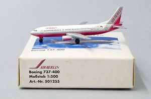 Air Berlin B737-46J Reg: D-ABAE Herpa Scale 1:500 Diecast Model 501255 Last one! - Picture 1 of 7