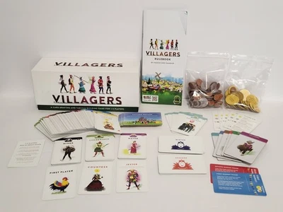 Villagers Card Game Kickstarter Sinister Fish Games 2019 Complete - Image 1 of 4