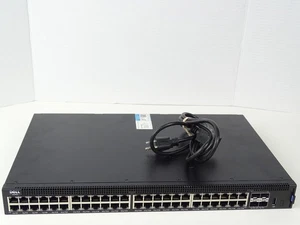 Dell Networking X1052 48-Port Gigabit PoE+ Ethernet Switch w/ x4 SFP+ Ports - Picture 1 of 6