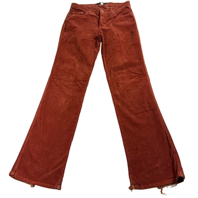 Pantalones de pana Peruvian Connection para mujer pierna acampanada oxidada dobladillo desgastado Y2K retro Foto 1 de 4