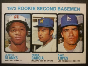 1973 TOPPS BASEBALL #609 ROOKIE SECOND BASEMEN HIGH NUMBER EX-MT - Picture 1 of 3
