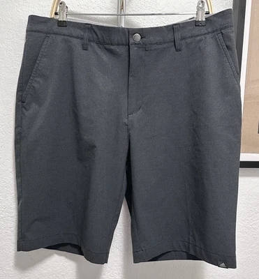 Pantalones Cortos de Golf Adidas Para Hombre Gris Espiga Rendimiento Elastizados 36" Usados en Excelente Condición Foto 1 de 4