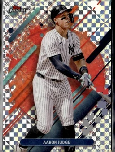 (5772) Aaron Judge 2025 Finest Rare Checkerboard Yankees - Picture 1 of 2