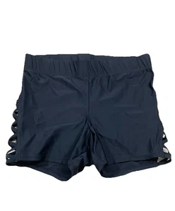 Torrid High Rise Strappy Badeshorts Bottom Gr. 00 schwarz - Bild 1 von 9